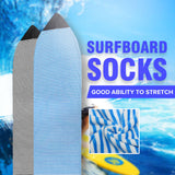 6-7' Ultralight Longboard Surfboard Protector Bag Case Cover Sock Elastic Fitted