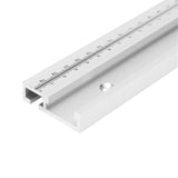 Aluminum Alloy T-track T-slot Miter Bar Woodworking Jig Stop Tools 400-1220mm