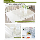Transparent Clear Waterproof Table Cloth Mat Protector Cover Kitchen Dining Home