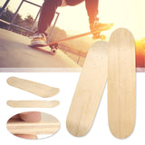 80 cm 7 Layer DIY Blank Skateboard Deck Natural Maple Wood Double Concave Plates
