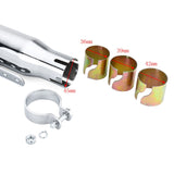 20'' Universal Motorcycle Cafe Racer Exhaust Muffler Pipe Silencer Bracket