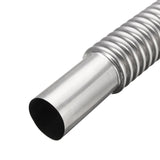 60cm 2.5cm Car Parking Diesel Air Heater Tank Exhaust Pipe Vent Hose Tube Stainless Steel