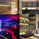 30cm 50cm XH-U3 U Style Aluminum Channel Holder For LED Strip Light Bar Lamp