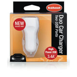 Hahnel Duo 2 Dual USB Cigarette Port Car Phone Adaptor Charger