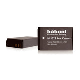 Hahnel LP-E12 850mAh 7.2V HL-E12 Battery for Canon Digital Camera