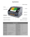 HOTA D6 Pro AC 200W DC 650W 15A Wireless RC Lipo Lithium NiMH Battery Charger
