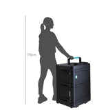 HPRC 2800W Wheeled Hard Resin Camera Case Waterproof Lightweight Bag