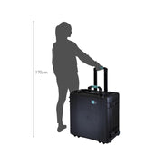 HPRC 4600W Wheeled Hard Resin Case Waterproof Lightweight Camera Tool Carry Bag