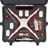 HPRC 2700W Wheeled Hard Case Luggage Bag for DJI Phantom 4 Pro Pro+ Plus Black