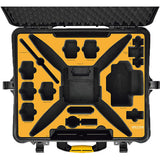 HPRC 2700W Wheeled Hard Case Foam Waterproof Bag for DJI Phantom 4 / RTK Black