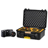 HPRC 2400 Hard Case Waterproof Carry Bag for Blackmagic Pocket 4K Camera Black