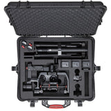 HPRC 2700W Wheeled Hard Case Foam Waterproof Carry Bag for DJI Ronin-M Black