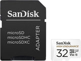 SanDisk 32GB High Endurance MicroSD Card 100MB/Micro SD Memory Card with Adaptor