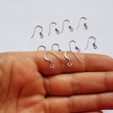 Gold Silver Earrings Ear Wire Hypoallergenic Metal French Shepherd Hook Findings