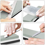 240/800+3000/8000 Dual Whetstone Set Knife Sharpening Water Stone Wet Sharpener with Non-Slip Stand Holder