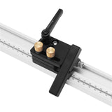 Aluminum Alloy T-track T-slot Miter Bar Woodworking Jig Stop Tools 400-1220mm