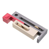 HONGDUI Table Saw Slot Adjuster Tenon Tool Woodworking Measuring Block Moveable