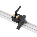 Aluminum Alloy T-track T-slot Miter Bar Woodworking Jig Stop Tools 400-1220mm