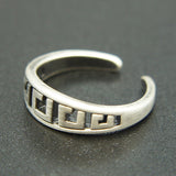 Ancient Silver vintage classy antique style ring suit size 5 6 7 8 9