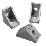 Aluminium L Shape Right Angle Brace Corner Joint Bracket Furniture Fitting Shelf