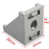 Aluminium L Shape Right Angle Brace Corner Joint Bracket Furniture Fitting Shelf