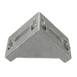 Aluminium L Shape Right Angle Brace Corner Joint Bracket Furniture Fitting Shelf