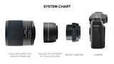 Tokina SZX 400mm and 2x Extender KIT MF Compact lightweight Camera Lens