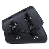 Motorcycle Saddle Bag Side Pannier Storage PU Leather Waterproof Universal