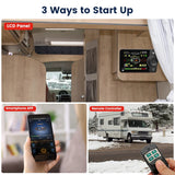 Hcalory HC-A22 12V/24V Portable Bluetooth LCD Diesel Air Car Parking Heater for Caravan Campervan Motorhome Truck RV SUV Boat