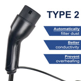 ISIGMA 15m 7.2KW 8-32A Type 2 Electric Car EV Charger Portable APP WIFI Control Charging Cable
