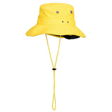 2x Portwest Sun Protection Cotton Adjustable Unisex Wide Brim Hat Neck Flap Bulk Yellow