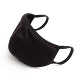 3pcs Washable Protective Reusable Cotton Anti Dust Black Mouth Half Face Mask