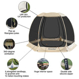 Xmund 8 Person Family Dome Automatic Instant Pop Up Camping Tent Hiking Outdoor