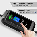 ISIGMA 15m 7.2KW 8-32A Type 2 Electric Car EV Charger Portable APP WIFI Control Charging Cable