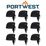 9x Portwest MeshAir Pro Bandana Chef Cooking Hat Cap Cooling Adjustable Bulk