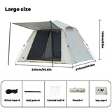 Xmund 2-4 Person Automatic Instant Pop Up Outdoor Camping Waterproof Tent Hiking