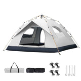 Xmund 2-4 Person Automatic Instant Pop Up Outdoor Dome Camping Tent Waterproof