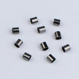 1000pcs 2mm Gun Metal Black Jewellery Crimps Tube Beads Findings Earrings Making Kit Bulk