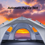 Xmund 2-4 Person Automatic Instant Pop Up Outdoor Dome Camping Tent Waterproof