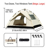 Xmund 2-4 Person Automatic Instant Pop Up Outdoor Dome Camping Tent Waterproof