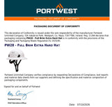 Portwest PW28 Safety Helmet Head Protection Full Brim Extra Hard Hat White Vented Headwear For Builder Construction