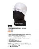 3x Portwest Cooling 360 Multiway Scarf Stretch Breathable Lightweight Mask Gaiter Bulk