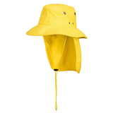 2x Portwest Sun Protection Cotton Adjustable Unisex Wide Brim Hat Neck Flap Bulk Yellow