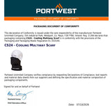Portwest CS24 Cooling 360 Multiway Neck Tube Scarf Gaiter Bandana Head Face Mask
