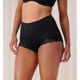 5 Pack Triumph Something Else Tum-E Lace Panties Underwear Black Tummy Control Shapewear High Waisted Briefs Bulk