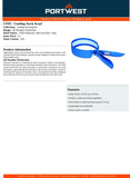 6pcs Portwest Cooling Wicking Sun Protection Padded Neck Scarf Bandana Blue CV05 Bulk