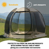 Xmund 8 Person Family Dome Automatic Instant Pop Up Camping Tent Hiking Outdoor