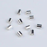 1000pcs 2mm Silver Jewellery Crimps Tube Beads Findings Earrings Making Kit Bulk