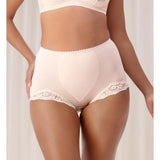 5 Pack Triumph Something Else Tum-E Lace Panties Underwear Beige Tummy Control Shapewear High Waisted Briefs Bulk Fresh Powder