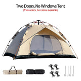 Xmund 2-4 Person Automatic Instant Pop Up Outdoor Dome Camping Tent Waterproof